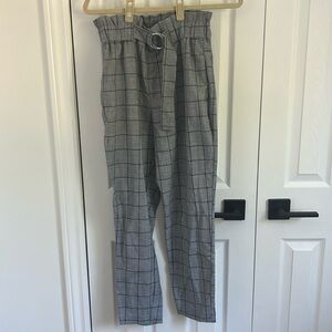 High waisted trousers